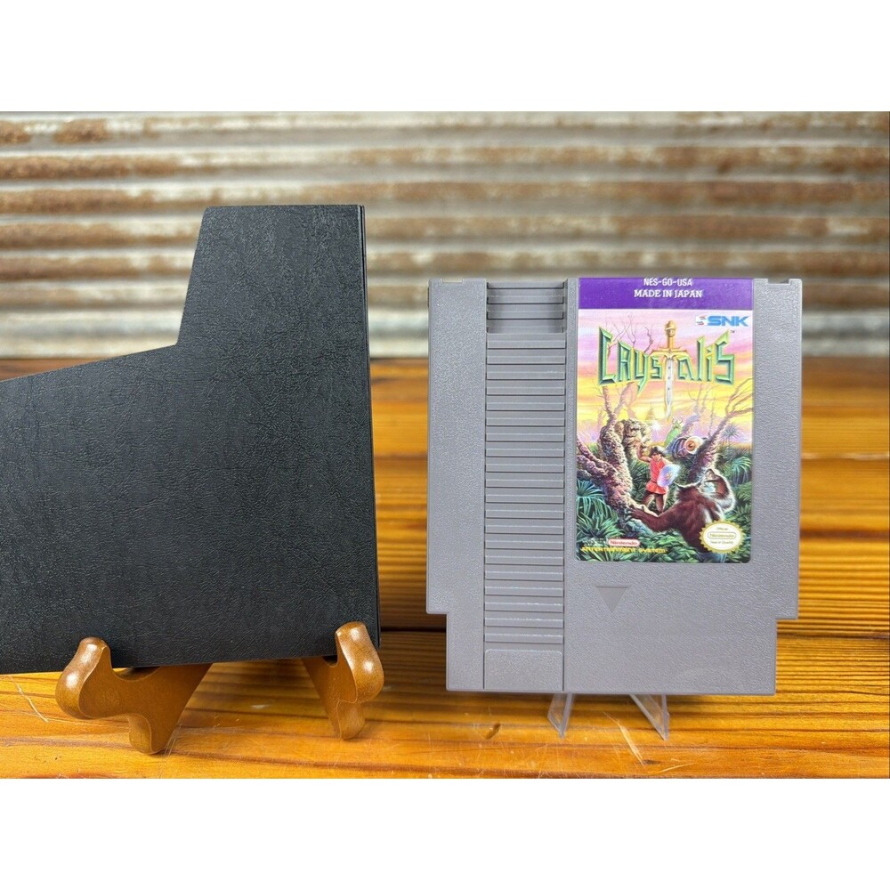 Crystalis NES Nintendo Tested Working Authentic SNK Cartridge w/ Sleeve